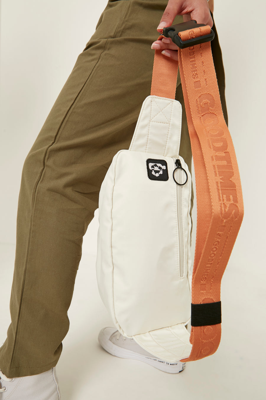 San Antonio Crossbody - Unbleached/Rhubarb