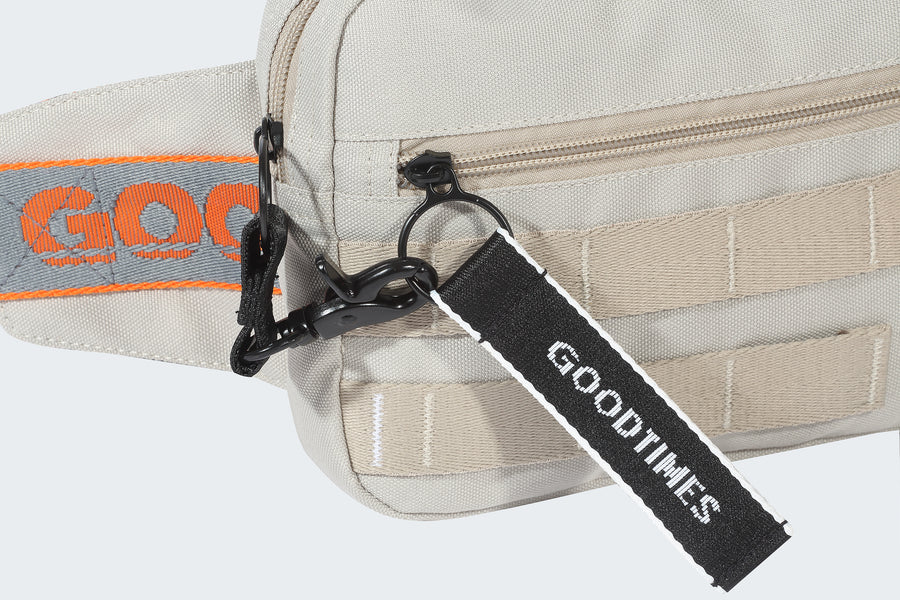 Tisno Cross Body Bag - Ecru and Orange