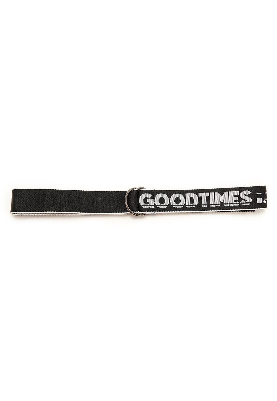 Van Allen D Ring Belt - Black/White