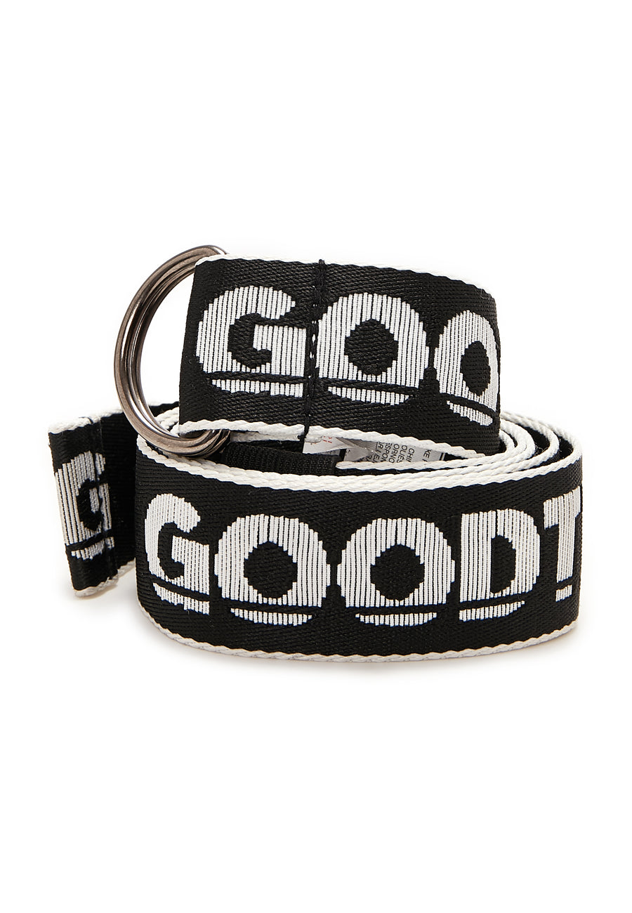 Van Allen D Ring Belt - Black/White