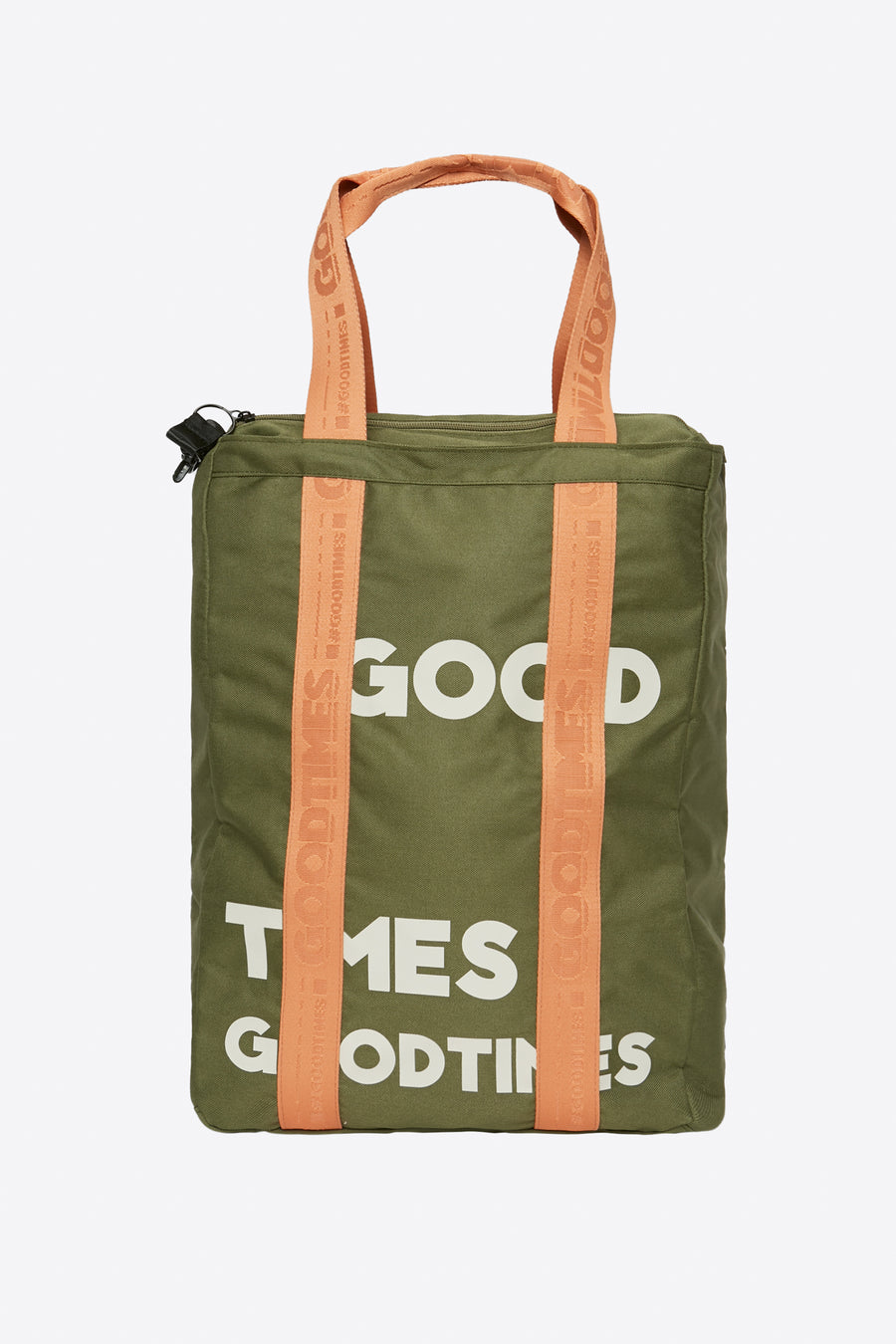 Shoreditch Tote - Nettle/Rhubarb/Unbleached