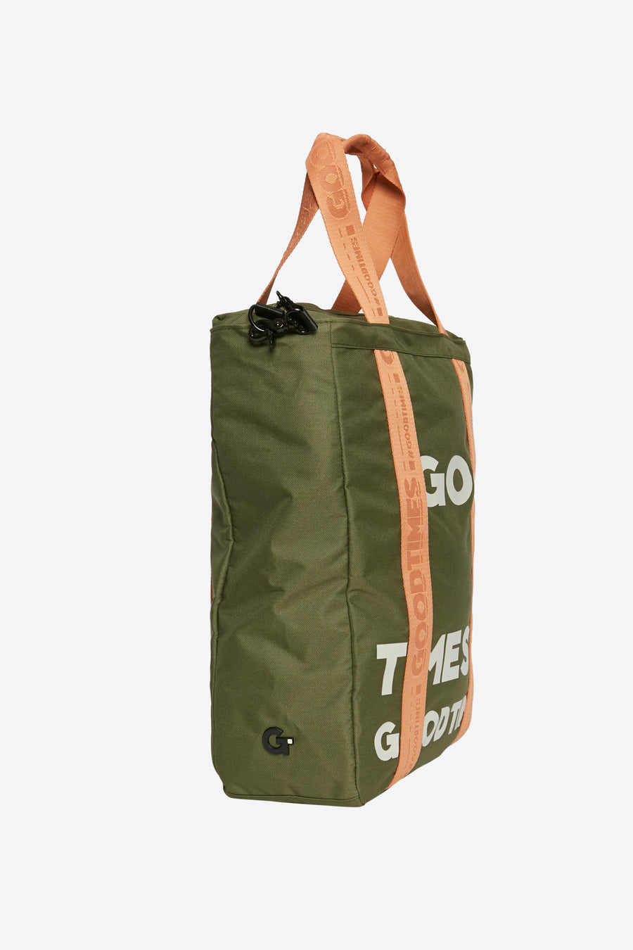 Shoreditch Tote - Nettle/Rhubarb/Unbleached